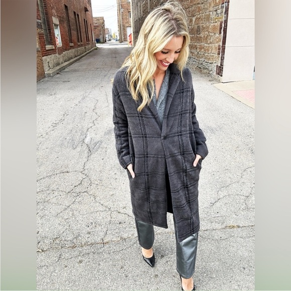 NWT Z Supply Mason Windowpane Coat Large - Picture 4 of 9